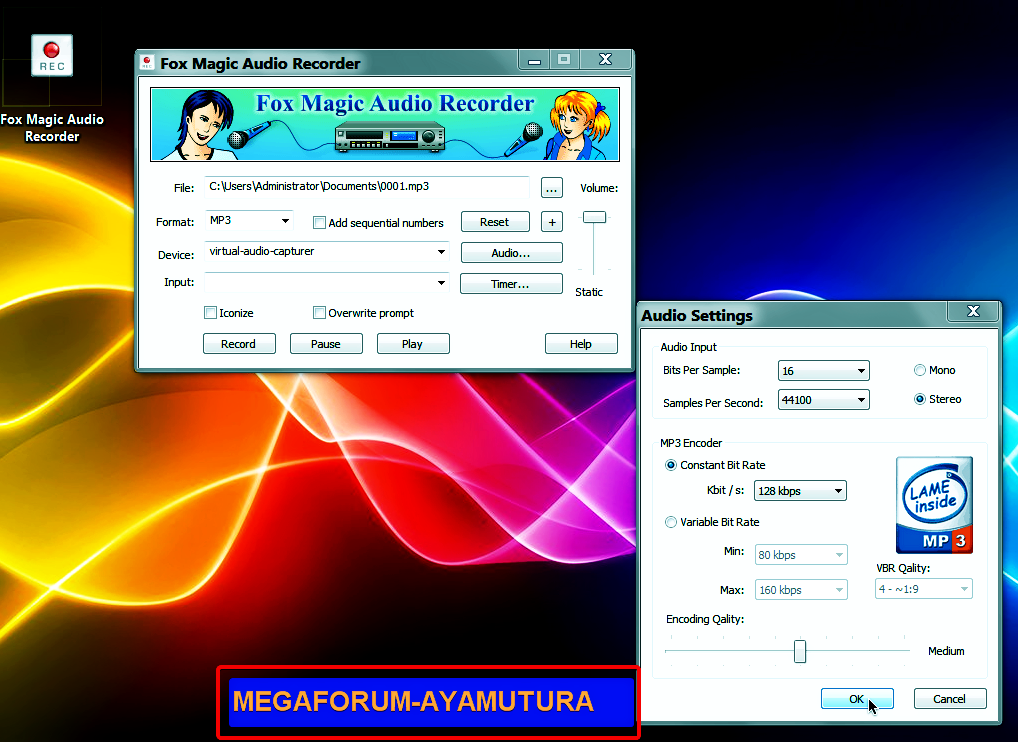 Fox Magic Audio Recorder 1.00.png